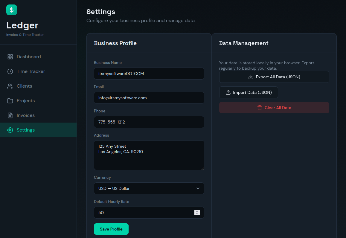 Time And Billing - Invoice Maker 1