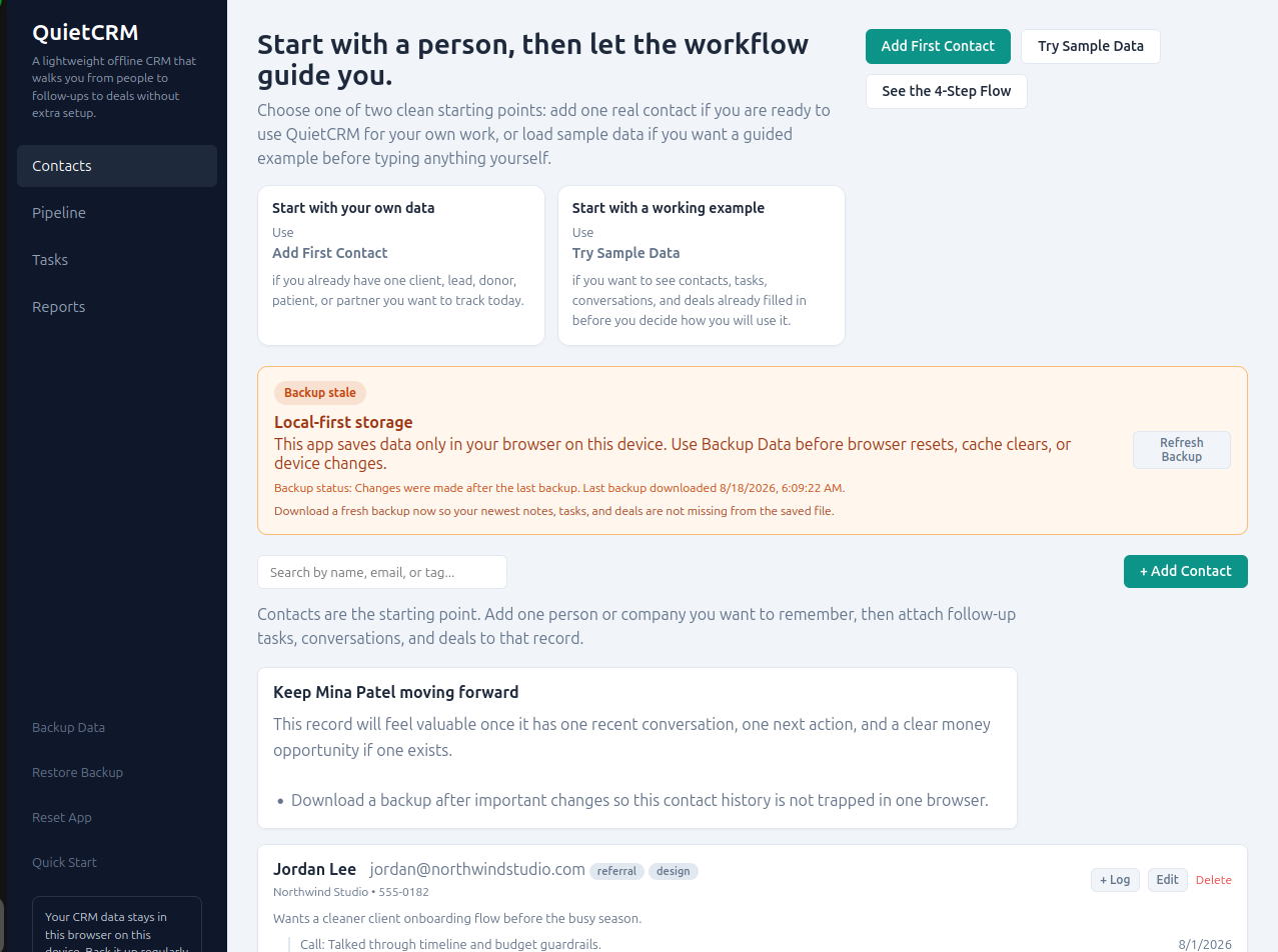 QuietCRM 4