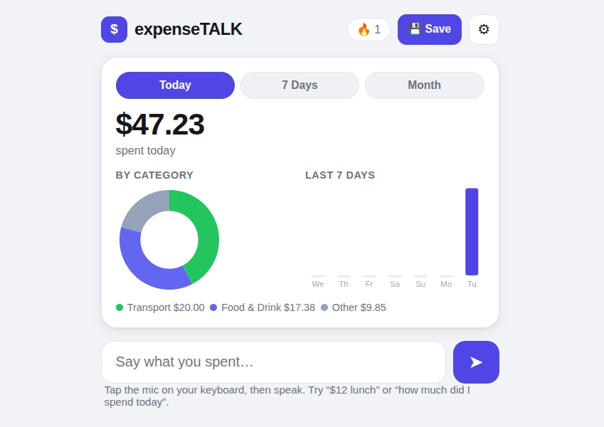 ExpenseTALK App 2