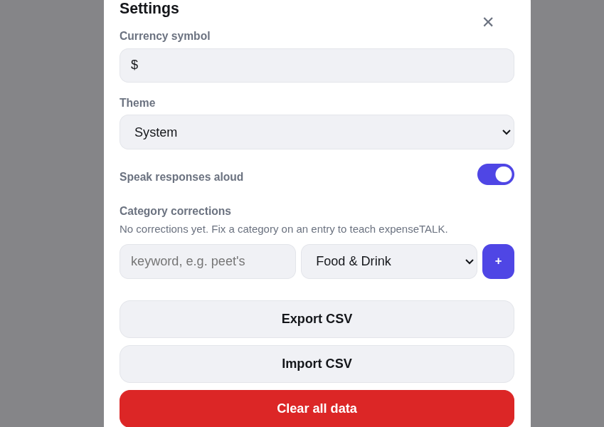 ExpenseTALK App 0